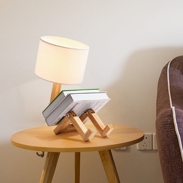 Woodie| Kreative Tischlampe aus Holz