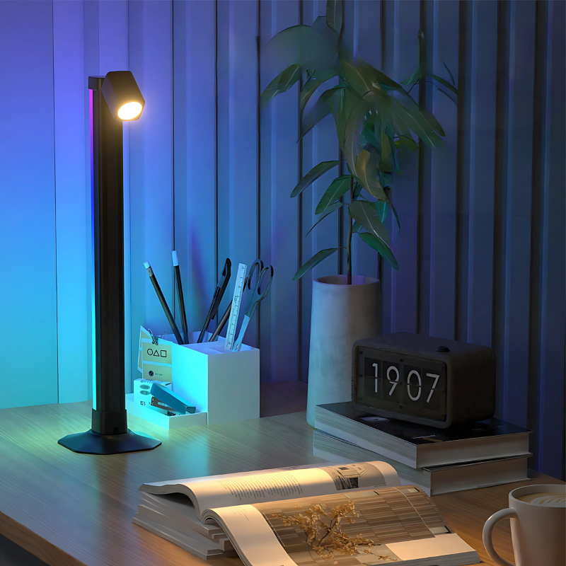 Intelligente Tafellamp met Oogbescherming – Sfeervolle Verlichting en Slimme Functionaliteit