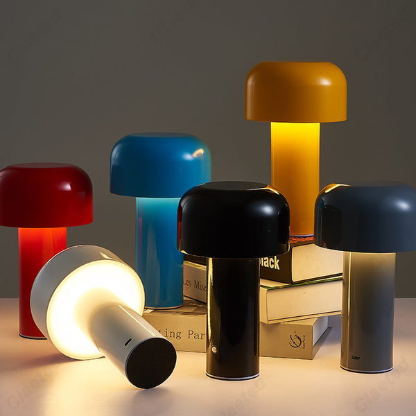 Italiaanse Paddestoel Tafellamp - Draadloze LED Design Lamp