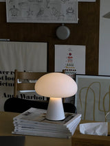 Scandinavische CreamStyle Dimbaar Paddenstoel Lamp - Oplaadbare Sfeerverlichting