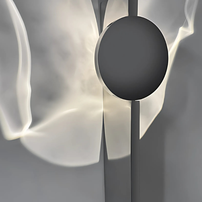 Welle | Nordische, moderne, minimalistische Wandleuchte aus Edelstahl für stimmungsvolle Beleuchtung