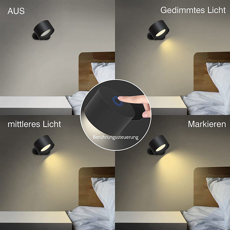 USB Oplaadbare LED Wandlamp - Compact Design